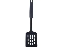 Fackelmann Pfannenwender Statement 2K mit Schlitzen 31 cm Schwarz-Dunkelgrau< Küchenhelfer