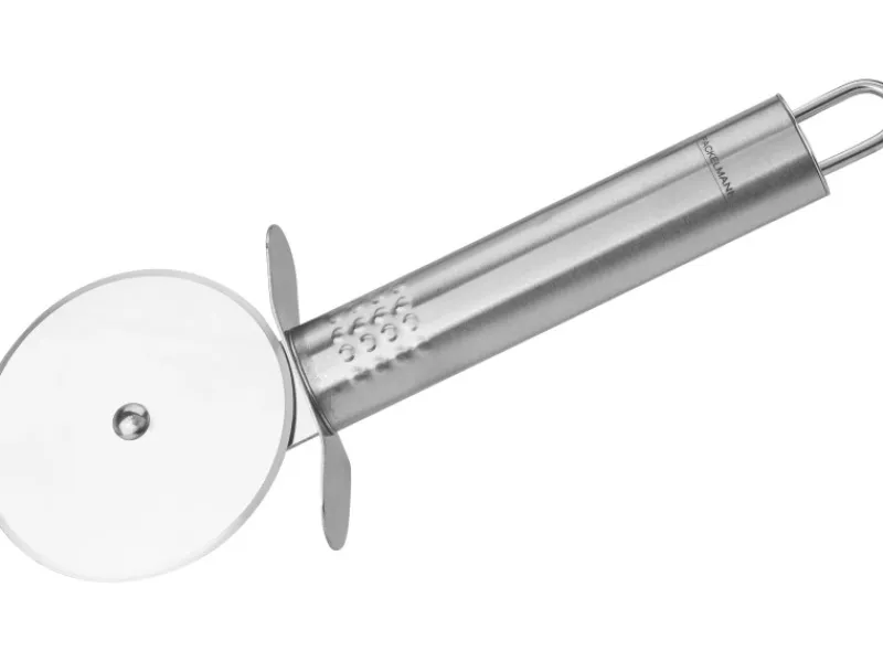Fackelmann Küchenhelfer<Pizzaschneider Edelstahl 18,5 cm Silber