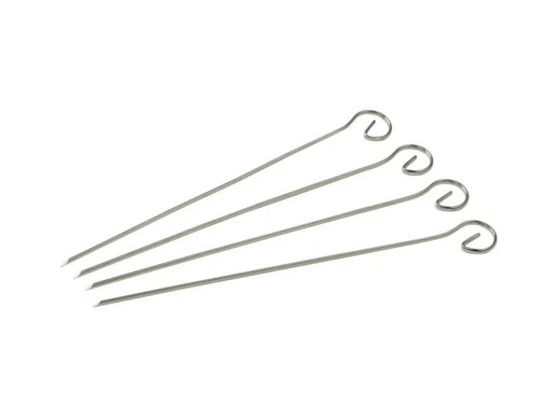 Clearance Fackelmann Schaschlikspieße Inox 21 cm 4 Stück