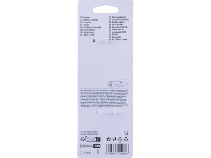 Fackelmann Küchenhelfer<Schäler Essential 19 cm INOX