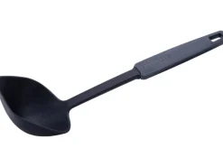 Fackelmann Küchenhelfer<Schöpflöffel Statement 2K 29 cm Schwarz-Dunkelgrau