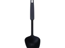 Fackelmann Küchenhelfer<Schöpflöffel Statement 2K 29 cm Schwarz-Dunkelgrau