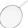 Fackelmann Herde|Küchenhelfer<Spritzschutz Arcadalina Ø 29 cm x 44 cm Silber-Weiß