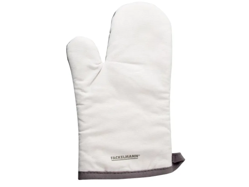 Clearance Fackelmann Topfhandschuh Baumwolle ca. 28 cm x 18 cm Weiß