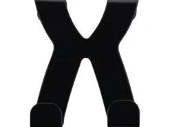 Discount Fackelmann Türhaken Edelstahl 6 cm x 5 cm Schwarz