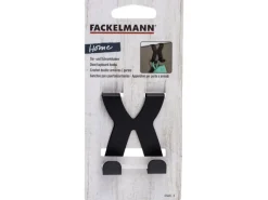 Discount Fackelmann Türhaken Edelstahl 6 cm x 5 cm Schwarz