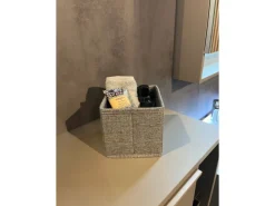 Fackelmann Universalkörbchen Textil 13 cm x 12 cm x 14 cm< Küchen-Ordnungssysteme