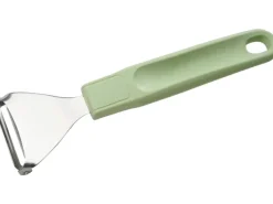 Fackelmann Ziehschäler Ecolution 18 cm Lichtgrau-Mintgrün< Küchenhelfer