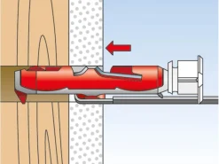 New Fischer Kippdübel Duotec 10 S PH mit Panhead Schraube je 2 Stück