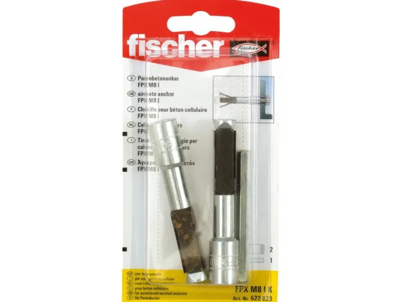 Fischer Küchenschränke<Porenbetonanker FPX-I M8 (2 ST)