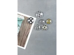 fix-o-moll Magnet Glas Ferrit 9 mm x Ø 22 mm Mehrfarbig 6 Stück< Kühlschränke