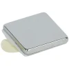 fix-o-moll Magnetquader Neodym Klebend 1,5 mm x 10 mm Silber 10 Stück< Kühlschränke