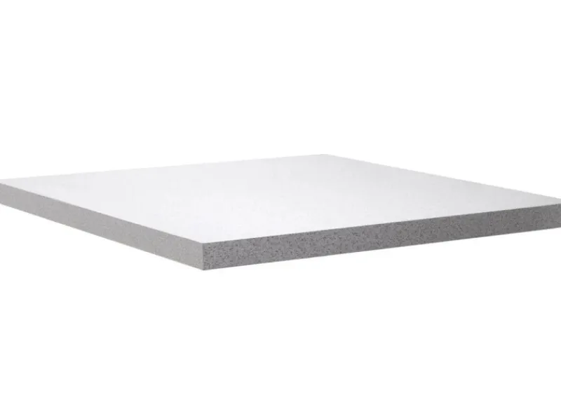 New Flex-Well Arbeitsplatte Gesprenkelt Melliert 210 cm x 60 cm x 2,8 cm Grau