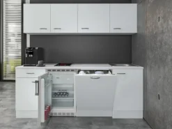 Sale Flex-Well Classic Büroküche Wito 210 cm Weiß