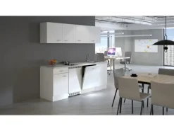 Sale Flex-Well Classic Büroküche Wito 210 cm Weiß