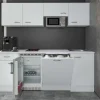 Flex-Well Classic Büroküche Wito 210 cm Weiß< Kühlschränke|Kochfelder