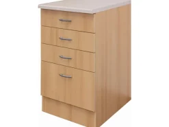 Flex-Well Classic Küchenschränke<Küchen-Schubkastenschrank Nano 50 cm Nachbildung