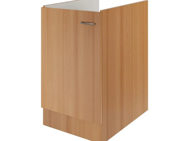 Online Flex-Well Classic Küchen-Spülenunterschrank Nano 50 cm Buche