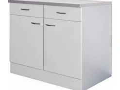 Flex-Well Classic Küchenschränke<Küchen-Unterschrank Wito 100 cm Weiß