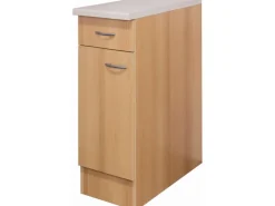 Flex-Well Classic Küchenschränke<Küchen-Unterschrank Nano 30 cm Buche Nachbildung