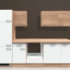 Flex-Well Classic Einbauküchen|Küchenschränke<Küchenzeile Florida 280 cm ohne E-Geräte Sonoma Eiche-Weiß
