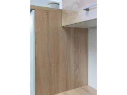 Flex-Well Classic Küchenzeile Florida 220 cm Weiß - Sonoma Eiche< Single-Küchen|Kühlschränke