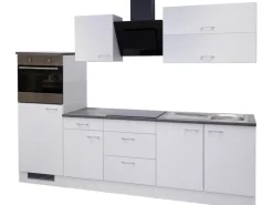 Discount Flex-Well Classic Küchenzeile Lucca 270 cm Weiß