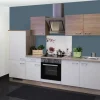 Online Flex-Well Classic Küchenzeile Florida 270 cm Sonoma Eiche-Weiß-Sonoma Eiche