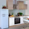 Flex-Well Classic Küchenzeile Florida 220 cm Sonoma Eiche-Weiß-Sonoma Eiche< Einbauküchen|Kühlschränke