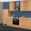 Flex-Well Classic Küchenzeile Nano 270 cm Buche Nachbildung< Kühlschränke