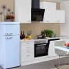 Flex-Well Classic Kochfelder|Einbauküchen<Küchenzeile Wito 220 cm Weiß