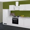Flex-Well Classic Küchenzeile Wito 270 cm Weiß< Herde|Kühlschränke