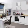 Flex-Well Classic Einbauküchen|Kühlschränke<Küchenzeile Wito 280 cm Weiß