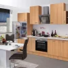 Online Flex-Well Classic Küchenzeile Nano 280 cm Buche Nachbildung