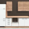 Flex-Well Classic Küchenzeile Florida 270 cm ohne E-Geräte Sonoma Eiche-Weiß< Einbauküchen