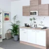 Sale Flex-Well Classic Singleküche Florida 150 cm Sonoma Eiche-Weiß-Sonoma Eiche