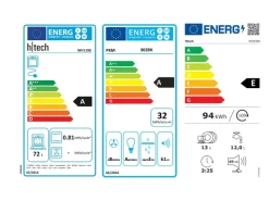 Flex-Well Exclusiv Einbauküchen<Küche 1701-017sWs Lund 220 cm Lichtgrau glänzend-Rauchgrau