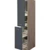 Flex-Well Exclusiv Küchenschränke<Küchen-Apothekerschrank Morena 30cm Basaltgrau-San Remo