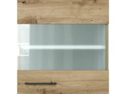 Online Flex-Well Exclusiv Küchen-Glas-Oberschrank Cara 50cmx55cm Artisan Eiche