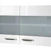 Flex-Well Exclusiv Küchen-Hängeschrank Valero 100 cm x 55 cm Hochglanz Weiß< Küchenschränke