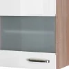 Discount Flex-Well Exclusiv Küchen-Hängeschrank Valero 50x55cm Hgl.-Weiß-Sonoma Eiche