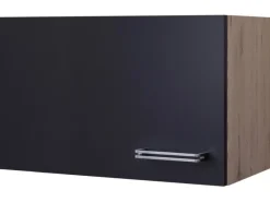 Flex-Well Exclusiv Küchen-Kurz-Hängeschrank Lara 60x32cm Anthra.-San Remo Eiche< Küchenschränke