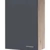 Discount Flex-Well Exclusiv Küchen-Oberschrank groß Morena 60x89cm Basaltgrau-San Remo