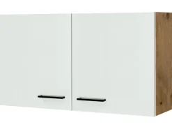 Clearance Flex-Well Exclusiv Küchen-Oberschrank Vintea 100 cm Magnolie matt - Lancelot Oak