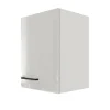 Clearance Flex-Well Exclusiv Küchen-Oberschrank Lund 40x55cm Lichtgrau glänzend-Rauchgrau