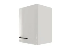 Clearance Flex-Well Exclusiv Küchen-Oberschrank Lund 40x55cm Lichtgrau glänzend-Rauchgrau
