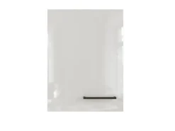 Clearance Flex-Well Exclusiv Küchen-Oberschrank Lund 40x55cm Lichtgrau glänzend-Rauchgrau
