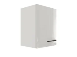 Clearance Flex-Well Exclusiv Küchen-Oberschrank Lund 40x55cm Lichtgrau glänzend-Rauchgrau