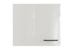 Clearance Flex-Well Exclusiv Küchen-Oberschrank Lund 60x55cm Lichtgrau glänzend-Rauchgrau