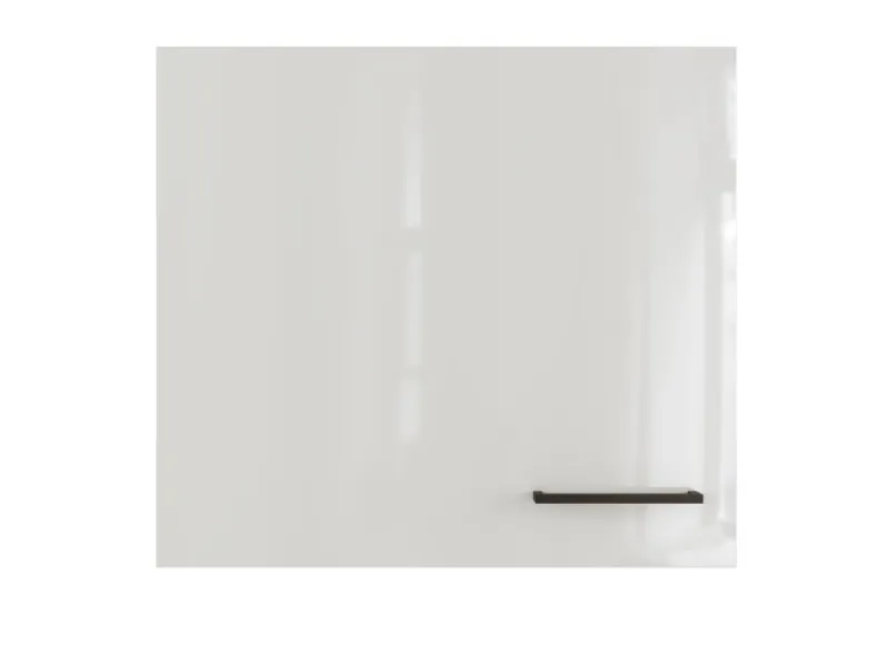 Clearance Flex-Well Exclusiv Küchen-Oberschrank Lund 60x55cm Lichtgrau glänzend-Rauchgrau